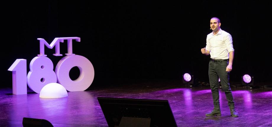 Elie Kadoche, IP Paris candidate, qualified in the National Final of the MT 180 competition